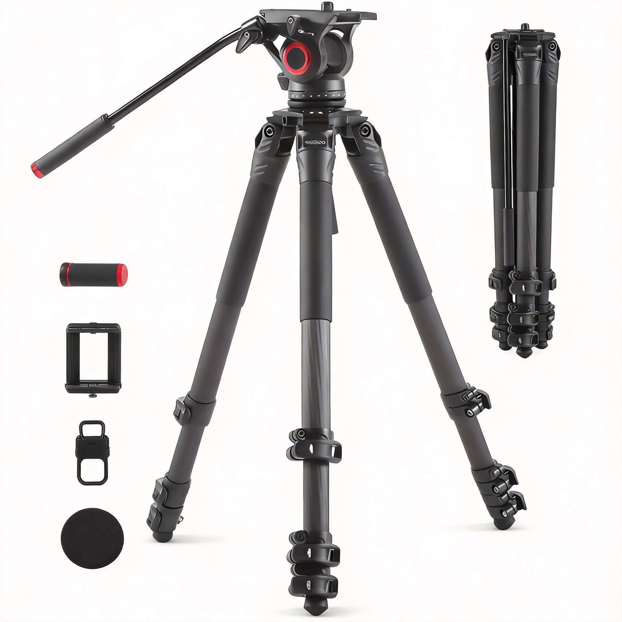 HT-3220 Heavy-Duty Camera Tripod